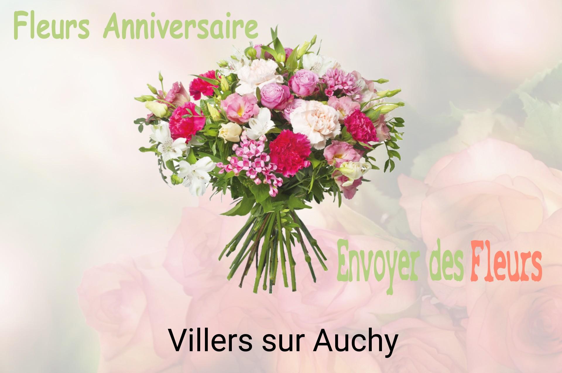 Bouquet de fleurs d’anniversaire livré à Villers-sur-Auchy